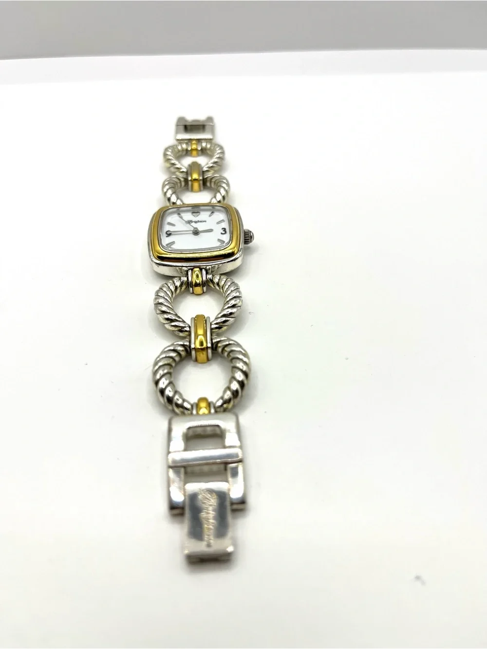 Brighton Kindred Watch Two-Tone Silver and Gold Women's Bracelet Watch